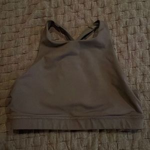 Black high neck sports bra in perfect condition only worn once!!